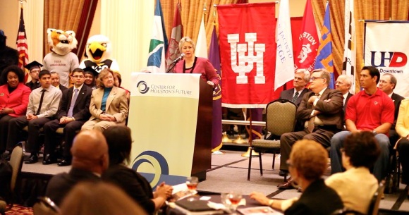 Mayor of Houston Annise D. Parker launches My Degree Counts